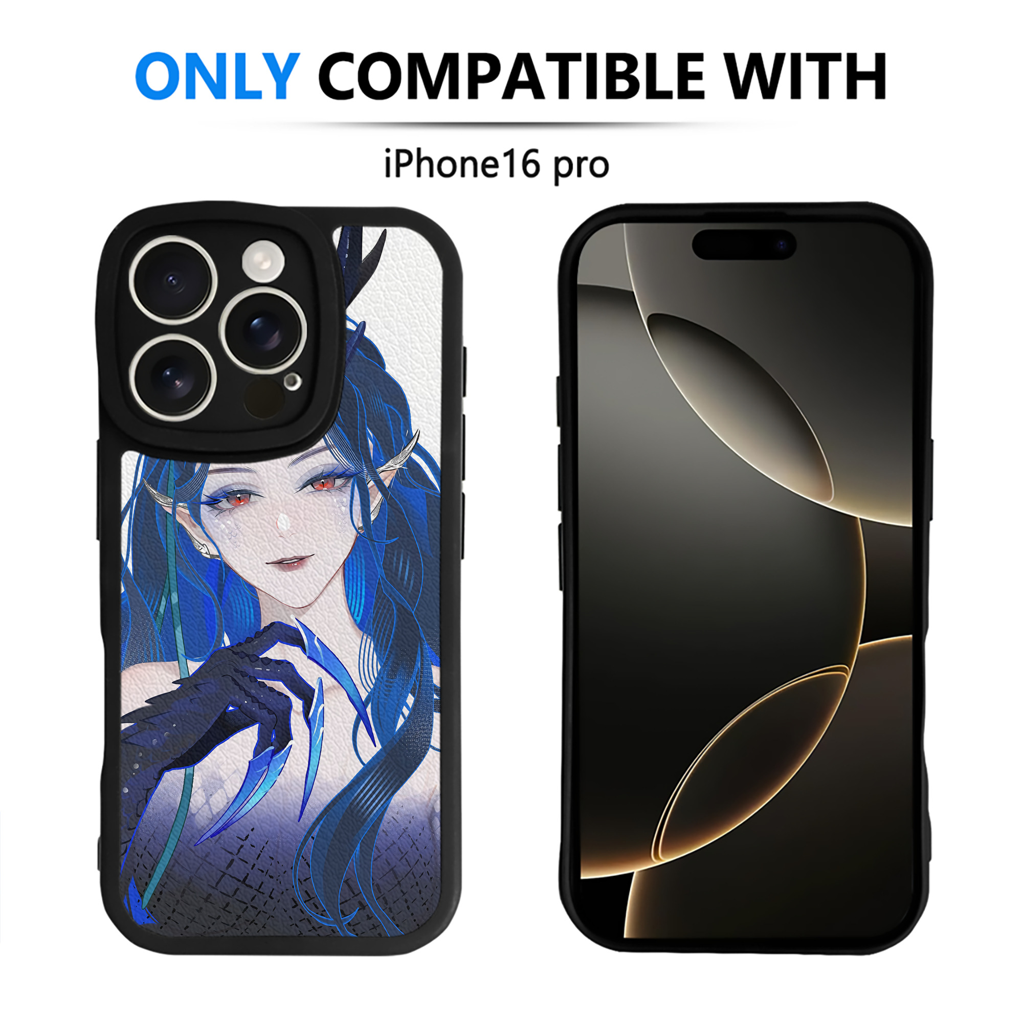 （画像用） Ne Zha 2 ナタ 魔童の大暴れ 【iPhone 16シリーズ対応】シリコンスマホケース（レザー調） 材質：シリコン